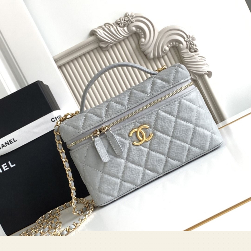 Ch*el top handle bags